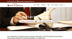 Desktop Screenshot of injuredworkerlaw.com
