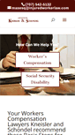 Mobile Screenshot of injuredworkerlaw.com